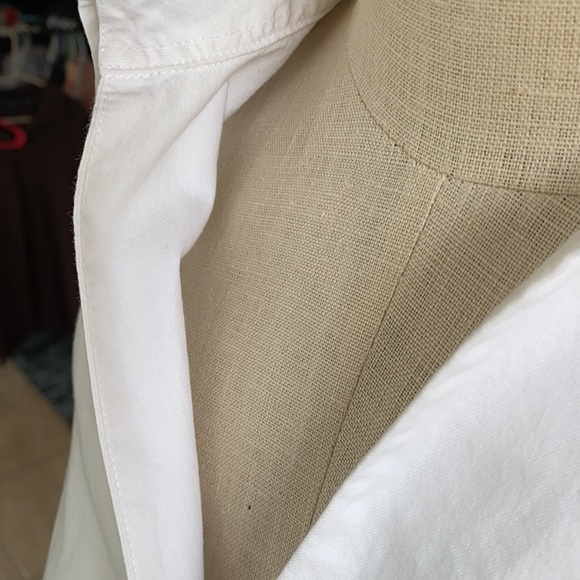 White button down blouse - Picture 10 of 14